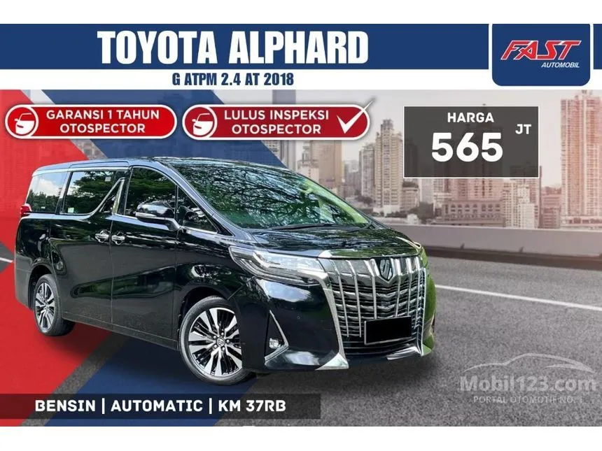 2018 Toyota Alphard G MPV