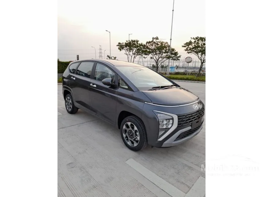 Jual Mobil Hyundai Stargazer 2024 Prime 1.5 di Banten Automatic Wagon Abu