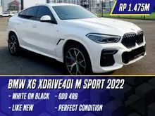 2022 BMW X6 3.0 xDrive40i M Sport SUV White on Black Putih X 6 MSport xDrive