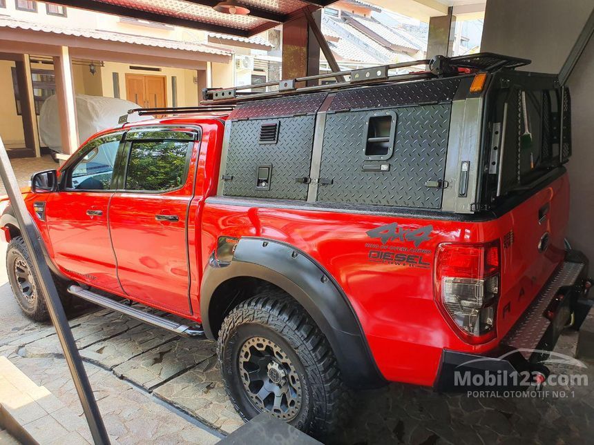 Jual Mobil Ford Ranger 2012 XLT 2.2 di Jawa Barat Manual Pick-up Merah ...