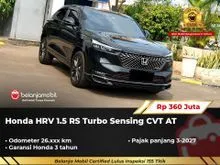2024 Honda HR-V 1.5 Turbo RS SUV Sensing CVT AT Hitam Mutiara NIK 2024 [ GARANSI 5TH ]