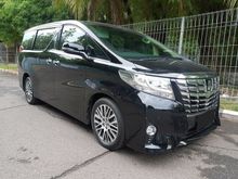Toyota Alphard 2016 G ATPM kilometer 7000 kaya baru