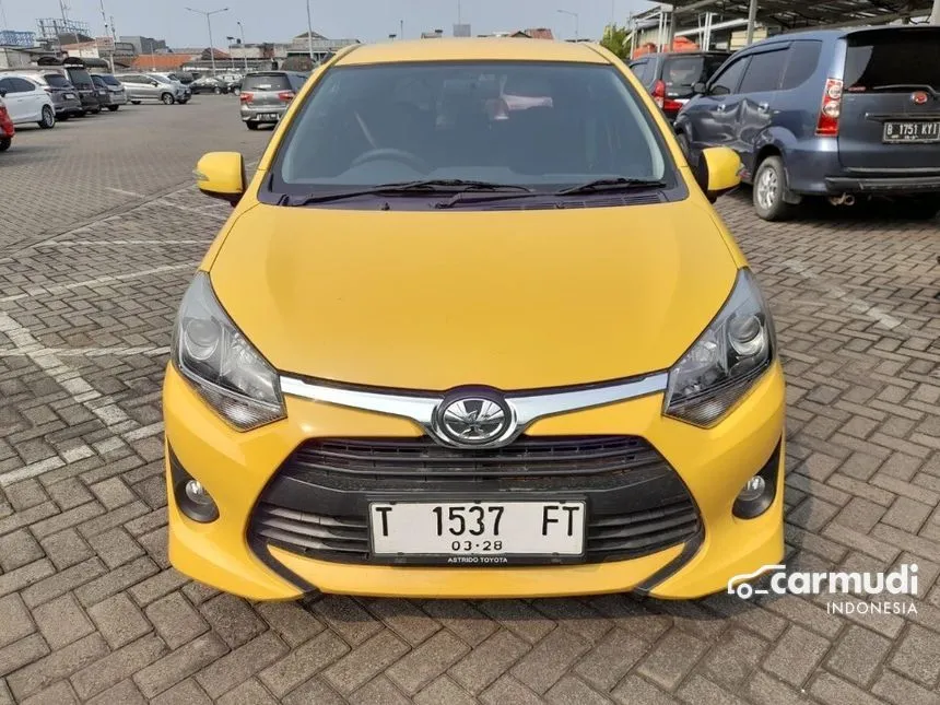 Jual Mobil Toyota Agya 2018 G 1.2 di Jawa Barat Manual Hatchback Kuning Rp 93.000.000