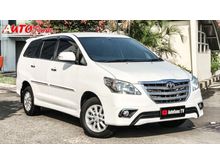 2014 Toyota Kijang Innova 2.0 V MPV Toyota Grand Innova 2.0 V AT 2014 Grill Lebar White On Beige 99,9 Full Original Sangat Terawat