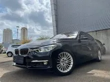 2018 BMW 320i 2.0 Luxury Sedan Facelift New Profile TOTAL DP 125JT Black On Saddle Tan Speedo Digital GPS Indo Keyless Warranty 5Years TOTAL DP RINGAN