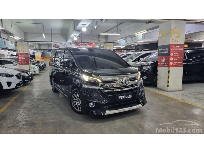 Jual Mobil Toyota Vellfire 2017 G Limited 2.5 di DKI Jakarta Automatic Van Wagon Hitam Rp 635.000.000