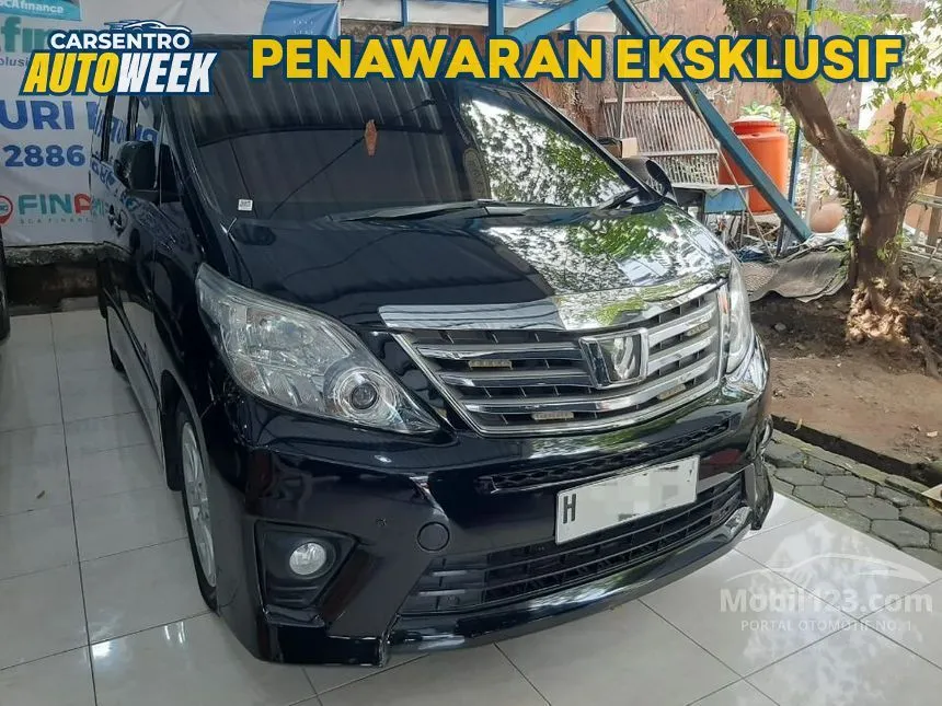 Jual Mobil Toyota Alphard 2010 X 2.4 di Jawa Tengah Automatic MPV Hitam Rp 269.000.000