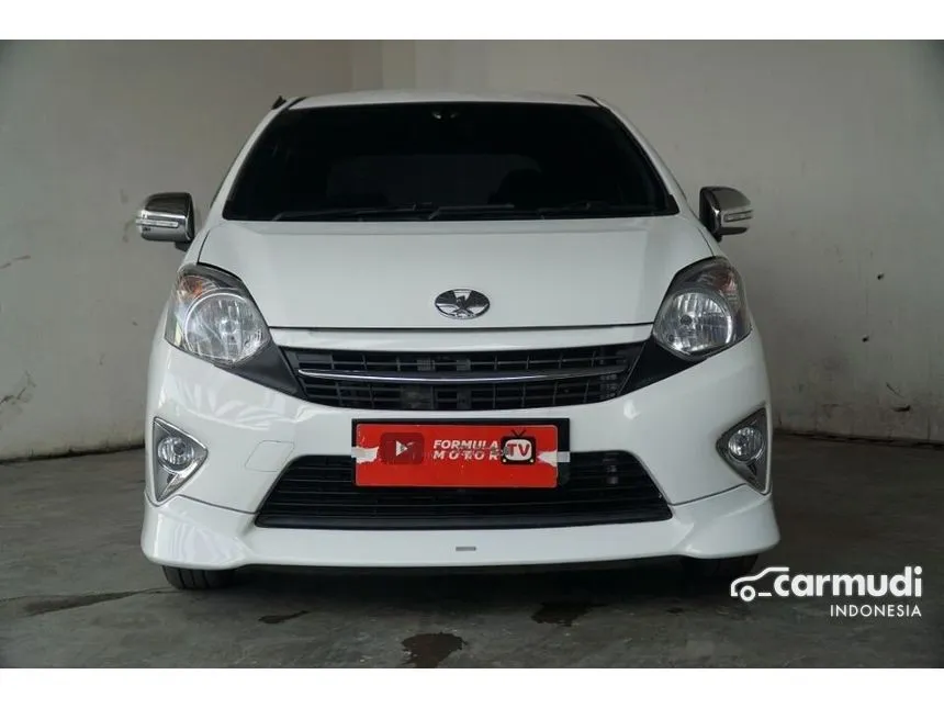 Jual Mobil Toyota Agya 2014 G 1.0 di Jawa Barat Automatic Hatchback Putih Rp 86.000.000