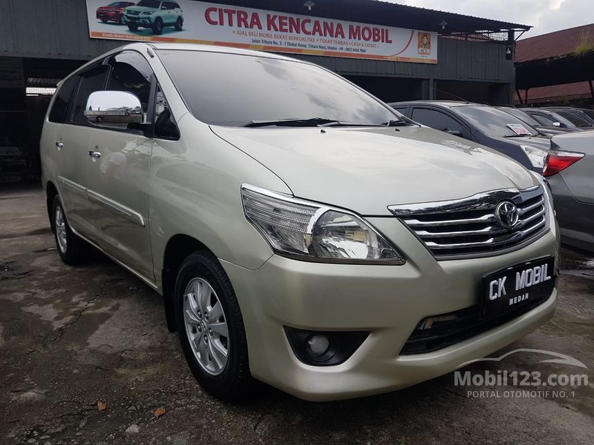 Jual Mobil Toyota Kijang Innova 2012 G 2 5 Di Sumatera Utara Automatic Mpv Silver Rp 210 000 000 5365746 Mobil123 Com