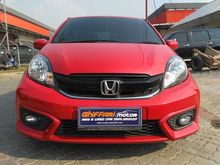 Honda Brio Automatic Satya E CVT 2016 Facelift Merah