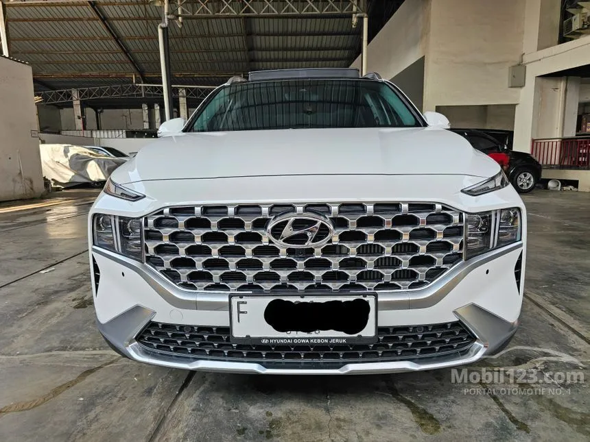 Jual Mobil Hyundai Santa Fe 2022 CRDi Signature 2.2 di Jawa Barat Automatic SUV Putih Rp 670.000.000