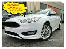 YEAR END HIGHEST N BEST REBATE IN THE TOWN ZERO DOWNPAYMENT -- 2016 Ford Focus TREND 1.5L Ecoboost HATCHBACK