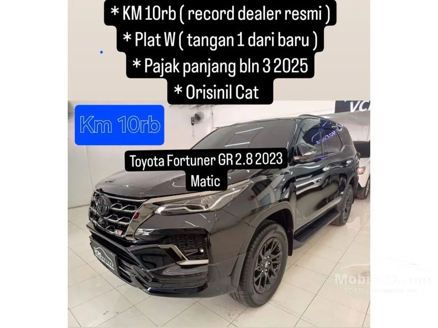 Jual Mobil Toyota Fortuner 2023 GR Sport 2.8 di Jawa Timur Automatic SUV Hitam Rp 555.000.000
