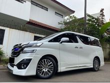 TDP 150 JUTA TOYOTA VELLFIRE 2.5 G LIMITED ATPM MODELLISTA 2016 2017 MODELISSTA ZG HUB SANDY