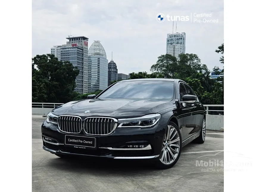 Jual Mobil BMW 740Li 2017 3.0 di Jawa Barat Automatic Sedan Hitam Rp 899.000.000