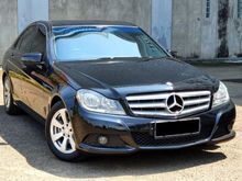 2012 Mercedes-Benz C200 1.8 CGI Sedan hitam km60ribuan