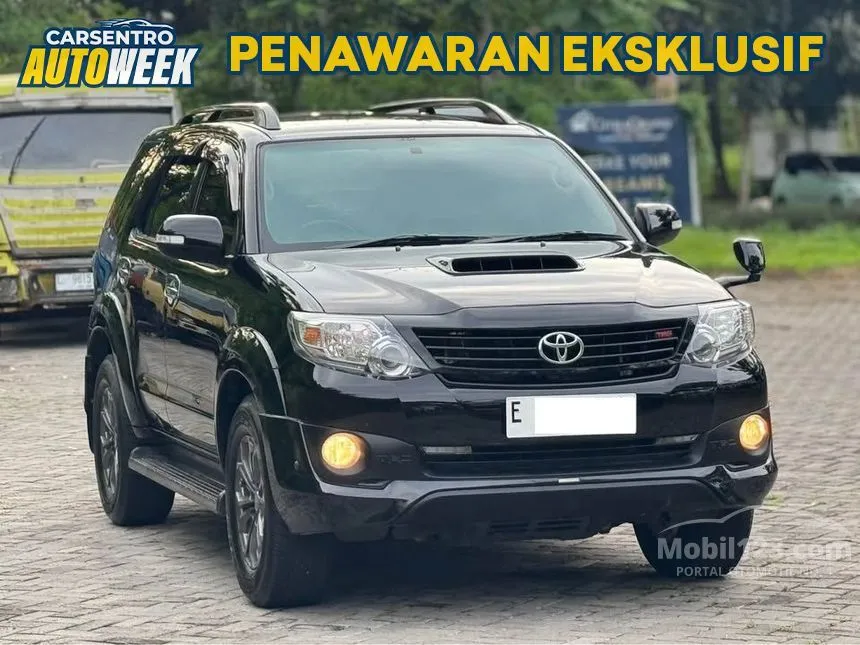 Jual Mobil Toyota Fortuner 2015 G TRD 2.5 di Jawa Tengah Automatic SUV Hitam Rp 300.000.000