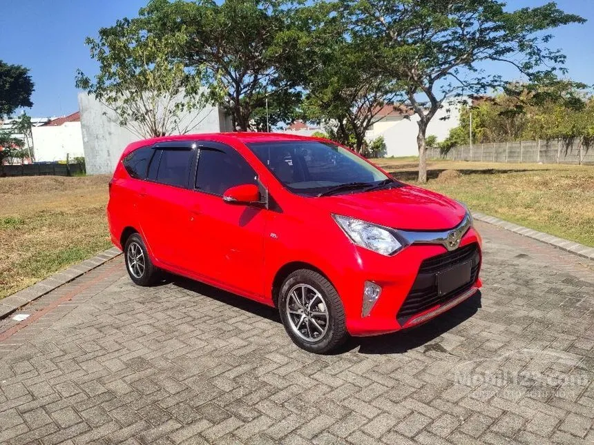 Jual Mobil Toyota Calya 2018 G 1.2 di Jawa Timur Manual MPV Merah Rp 121.900.000