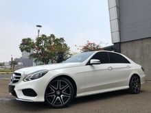 MERCEDES BENZ E400 AVANTGARDE AMG DYNAMIC 2015 WHITE ON BLACK TDP150JT