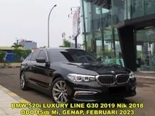 2018 BMW 520i 2.0 Luxury Sedan, 520 Hitam