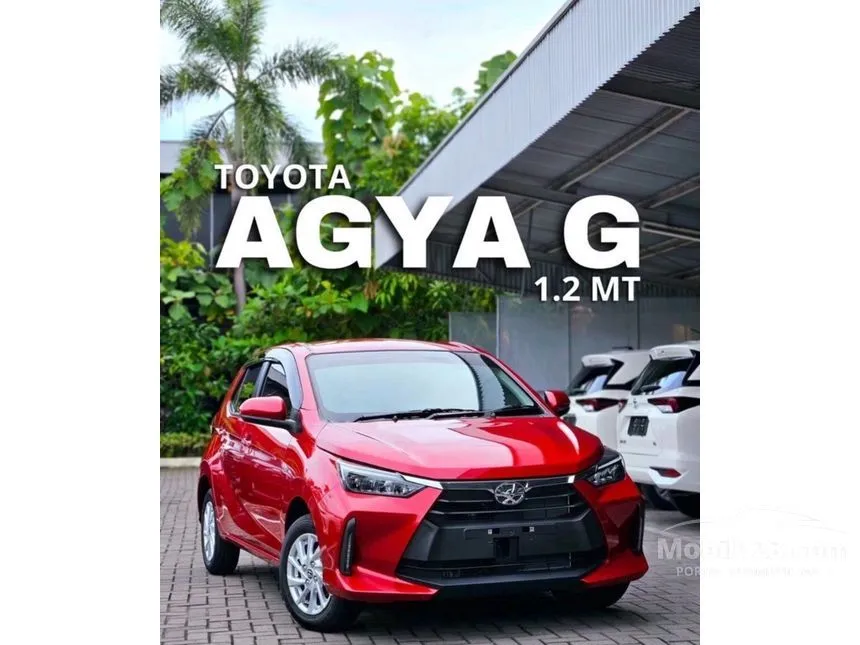 Jual Mobil Toyota Agya 2024 G 1.2 di Banten Manual Hatchback Merah Rp 165.000.000