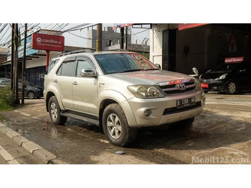 Jual Mobil Toyota Fortuner 2006 G Luxury 2.7 di Banten Automatic SUV Silver Rp 137.000.000