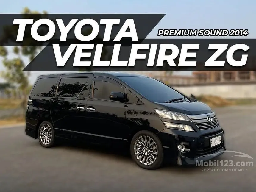 Jual Mobil Toyota Vellfire 2014 ZG 2.4 di Banten Automatic Van Wagon Hitam Rp 500.000.000