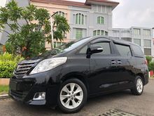 2011 Toyota Alphard 3.5 V MPV ATPM Reg.2012 Black Km50rb Pilot Seat PBD TDP.150JT