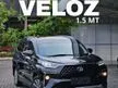 Jual Mobil Toyota Veloz 2023 1.5 di Banten Manual Wagon Hitam Rp 256.700.000
