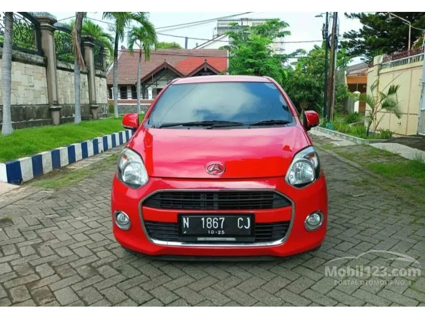 Jual Mobil Daihatsu Ayla 2016 X 1.0 di Jawa Timur Automatic Hatchback Merah Rp 105.000.000