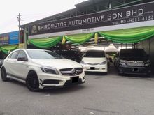 2015 Mercedes-Benz A45 AMG 2.0 (A) 4MATIC - TWIN SCROLL TURBO -360 HP - 7 SPEED - AMG SPEC -LOW MILEAGE - TIP TOP CONDITION - JUST DRIVE AND NO REPAIR