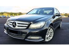 2012 Mercedes Benz C200 1.8 CGI (A) TIP-TOP CONDITION
