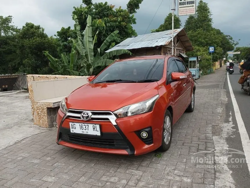 Jual Mobil Toyota Yaris 2014 G 1.5 di Jawa Timur Automatic Hatchback Orange Rp 149.000.000