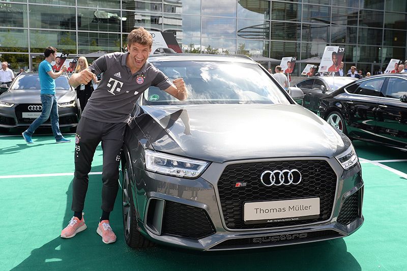 Mobil-mobil Audi untuk Pemain Bayern Munich 9