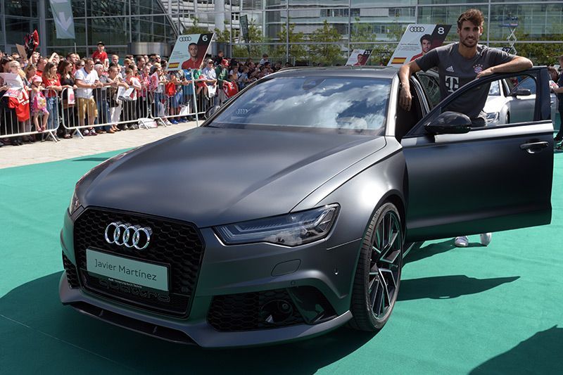 Mobil-mobil Audi untuk Pemain Bayern Munich 4