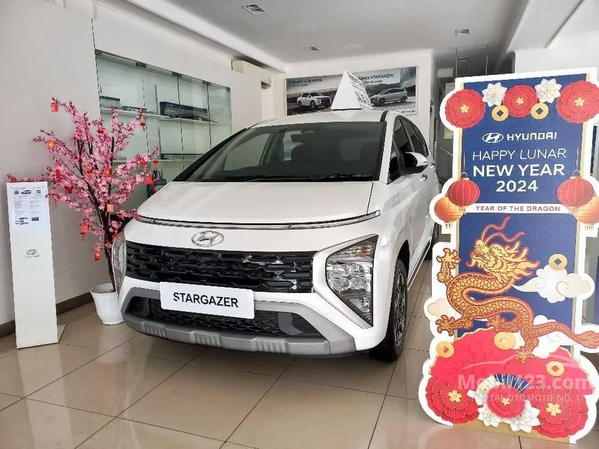 Jual Mobil Hyundai Stargazer 2023 Prime 1.5 di DKI Jakarta Automatic Wagon Putih Rp 287.800.000