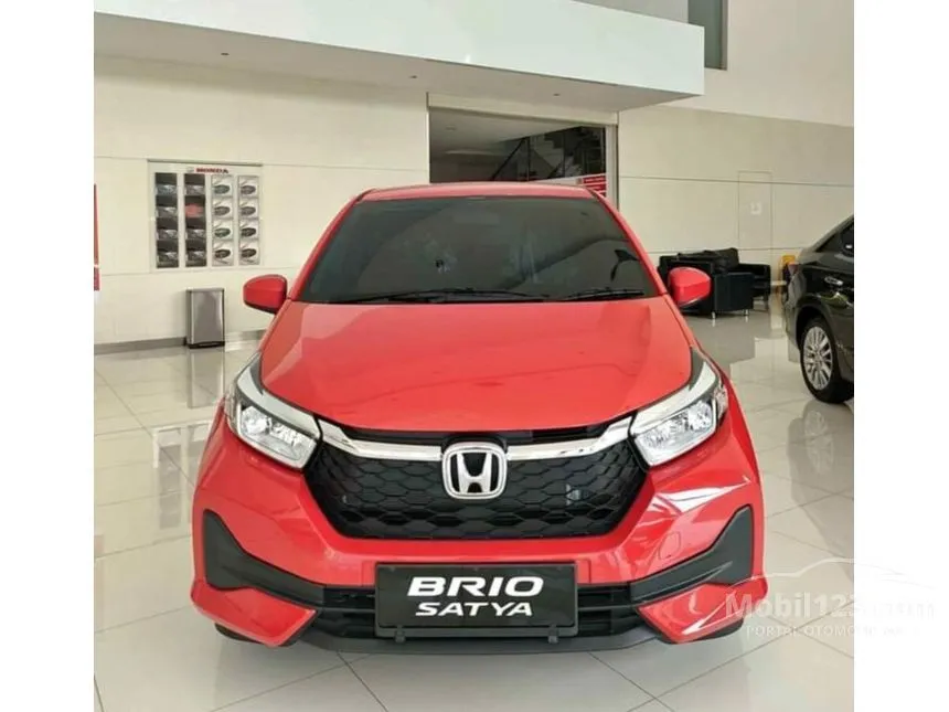 Jual Mobil Honda Brio 2024 E Satya 1.2 di Banten Automatic Hatchback Merah Rp 178.300.000
