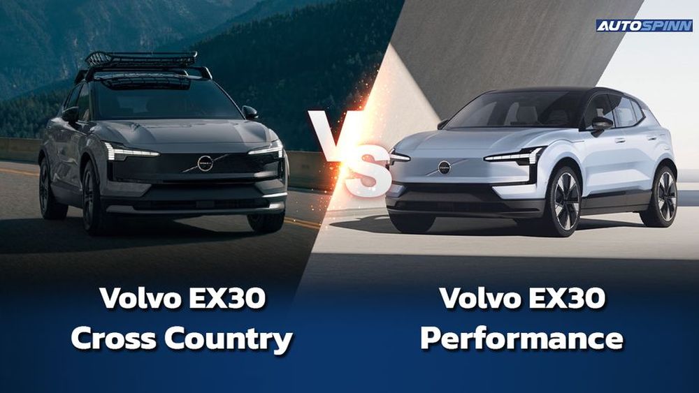 Volvo EX30 CROSS COUNTRY Vs Volvo EX30  จะลุยหรือจะแรง