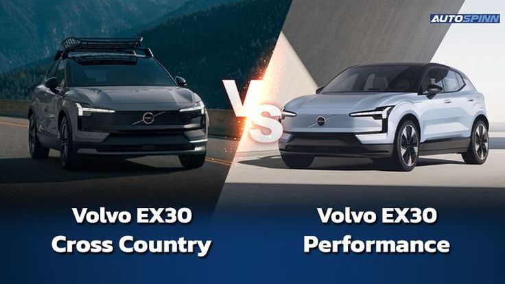 Volvo EX30 CROSS COUNTRY Vs Volvo EX30  จะลุยหรือจะแรง