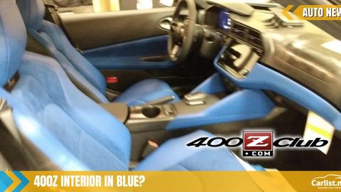 Nissan Brings Back Blue Interiors With the 400Z