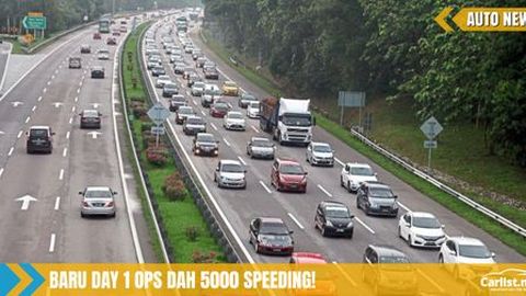 5,000 Motorists Caught Speeding - Ops Hari Raya Aidilfitri 2022