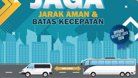 Ini Rekomendasi Jarak Aman Berkendara dari Kepolisian