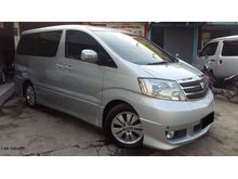 Toyota Alphard G 2.4 CBU, Silver (2004) TDP 54 Jt Nopol Ganjil