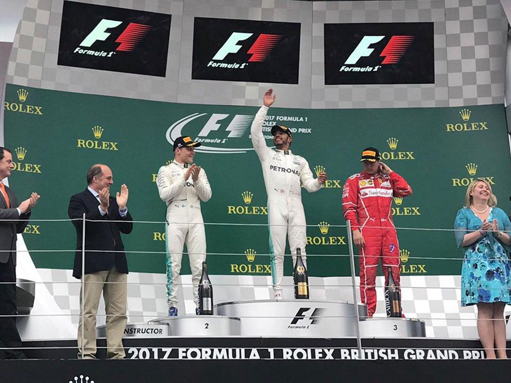 Hamilton Menang di F1 Inggis, Pangkas Selisih Poin dengan Vettel