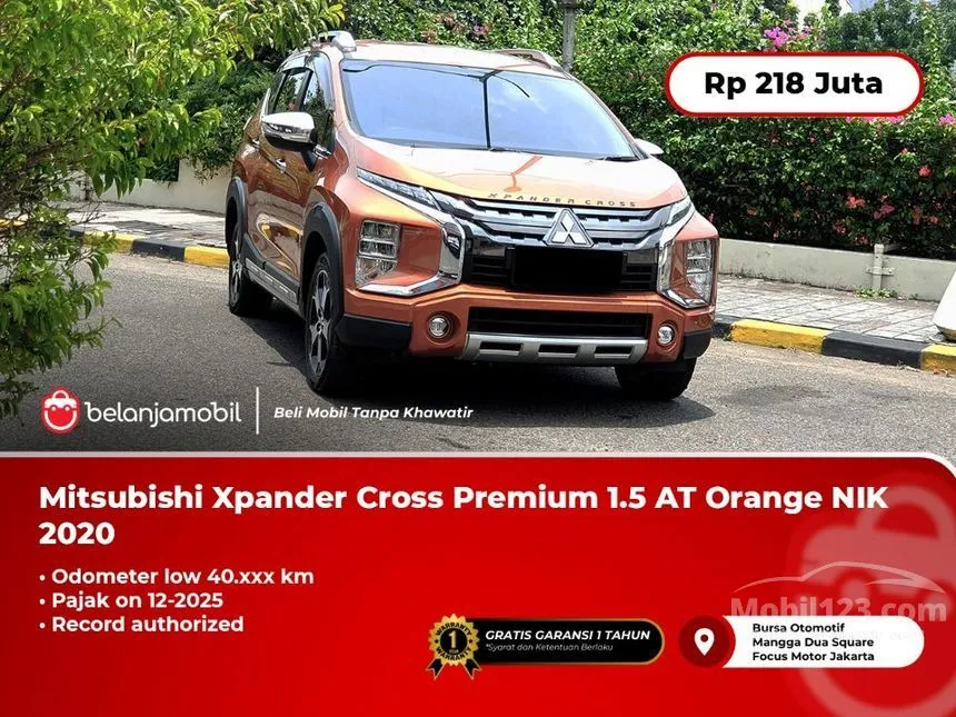 Jual Mobil Mitsubishi Xpander Cross 2020 Premium 1.5 di DKI Jakarta Automatic MPV Orange Rp 218.000.000