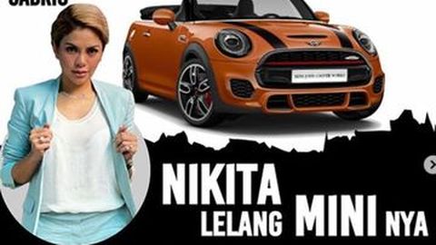 Nikita Mirzani Lelang Mobil Mewah di Instagramnya Malam Ini