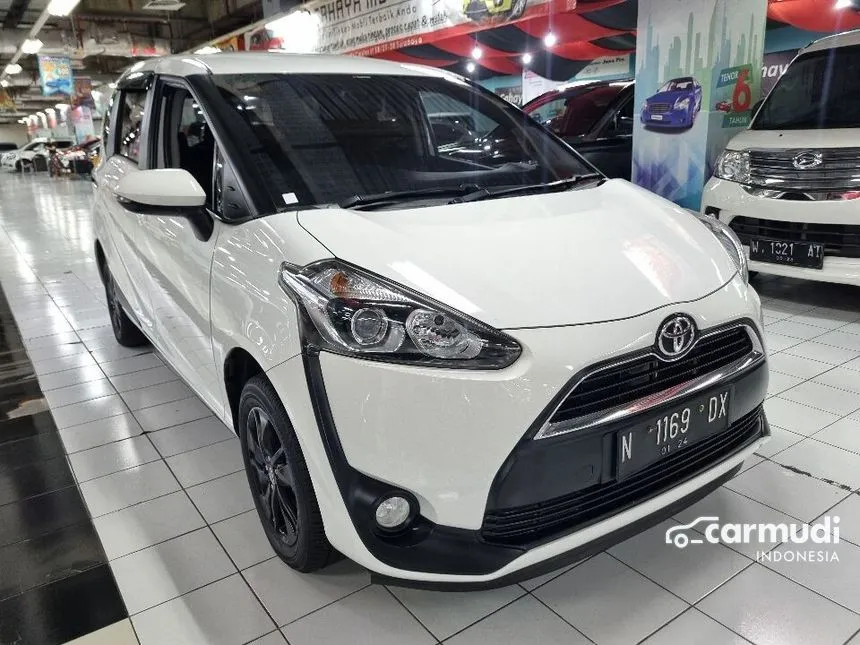 Jual Mobil Toyota Sienta 2018 G 1.5 di Jawa Timur Manual MPV Putih Rp 170.000.000