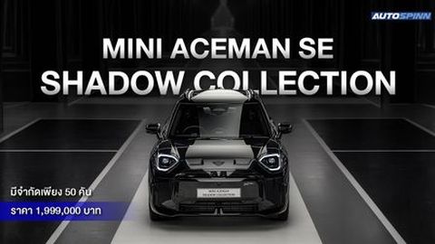 เปิดตัว Mini Aceman SE Shadow Collection มีจำกัดเพียง 50 คัน