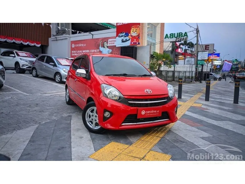 Jual Mobil Toyota Agya 2016 G 1.0 di DKI Jakarta Manual Hatchback Merah Rp 92.000.000