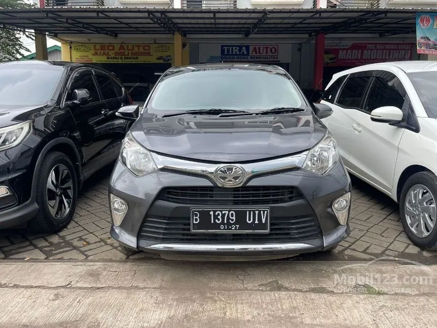 Jual Mobil Toyota Calya 2017 G 1.2 di Banten Manual MPV Abu